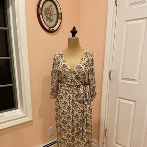Urban Outfitter NWT midi-length floral Wrap Dress